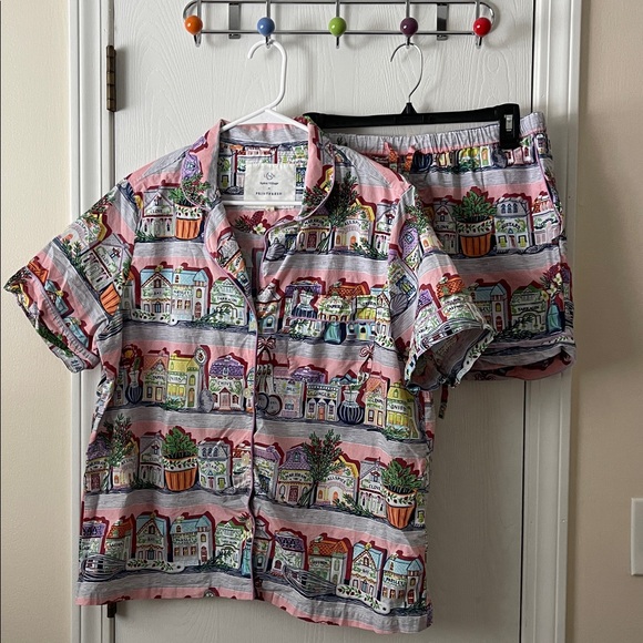 Printfresh x Lenox Spice Village Short PJ Set - Picture 2 of 9